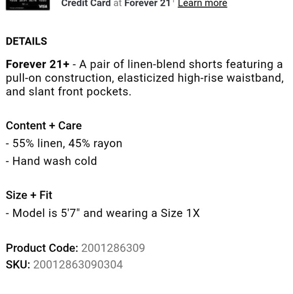 NWT 2X Linen Blend Shorts Oatmeal Summer Spring V-2461 - Picture 8 of 8